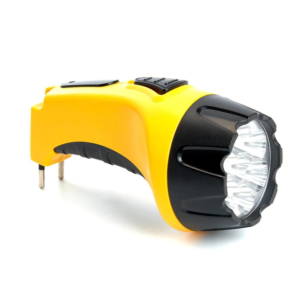 Фонарь аккумуляторный, 7 LED DC (свинцово-кислотная батарея), желтый, TH2294 (TH93B) (12652) - Viokon.com