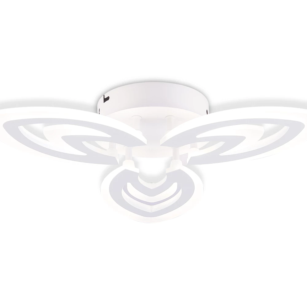 Потолочный светодиодный светильник с пультом FA4545/3 WH белый 3000K-6400K 38W 425*385*75 (ПДУ ИК) - Viokon.com
