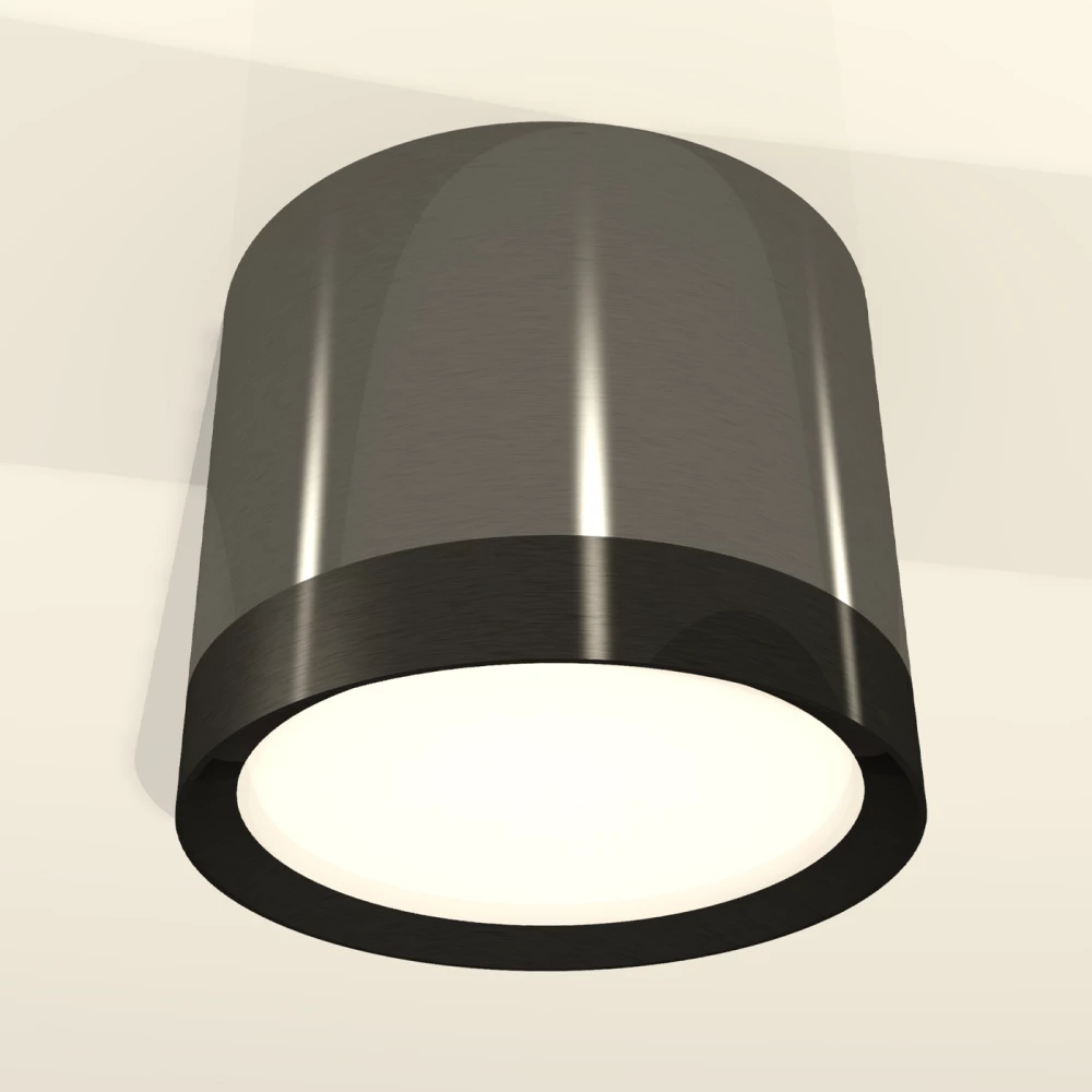 Комплект накладного светильника XS8115001 DCH/PBK черный хром/черный полированный GX53 (C8115, N8113) - Viokon.com